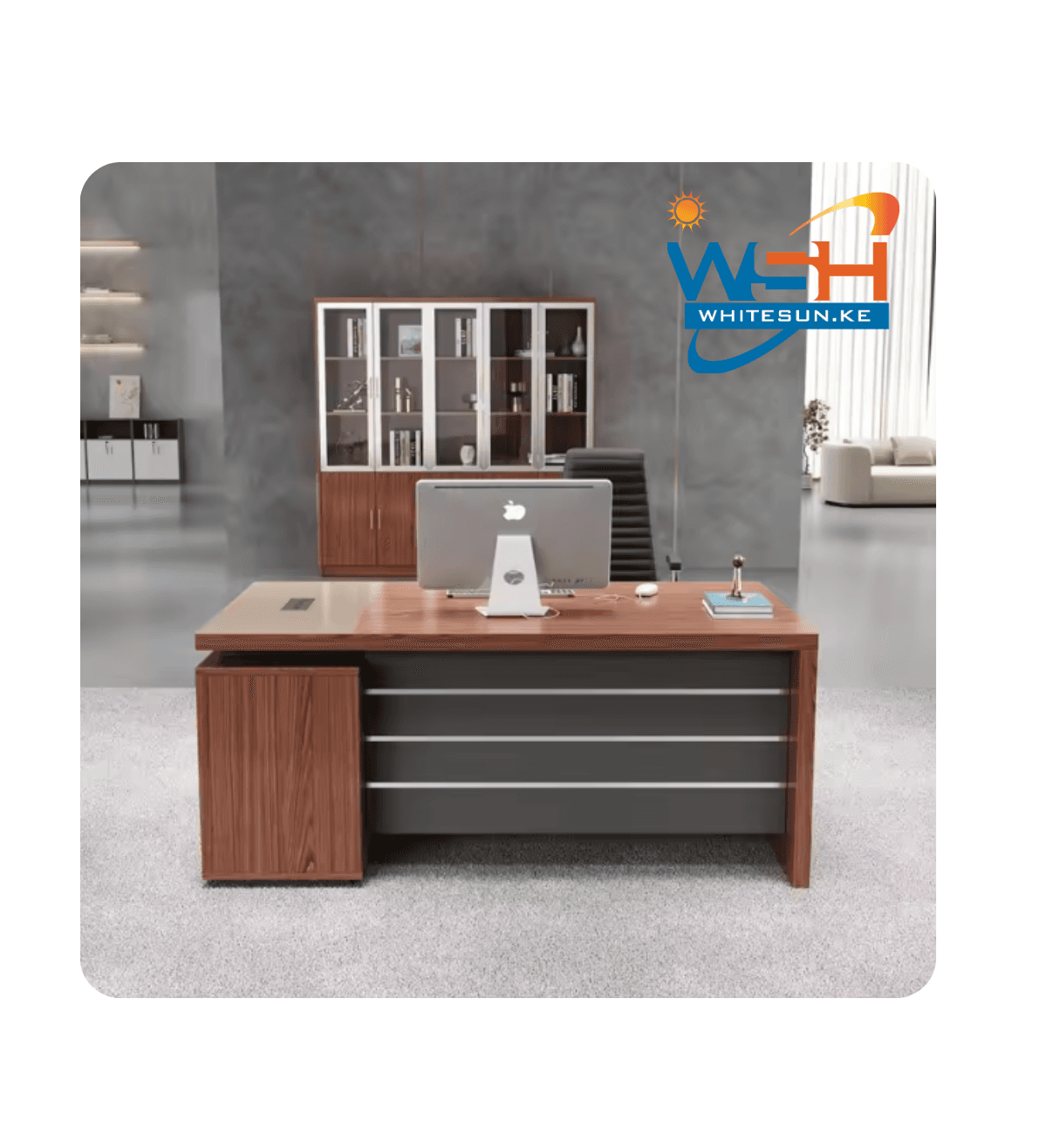 1.8m executive office desk Thumbnail 2