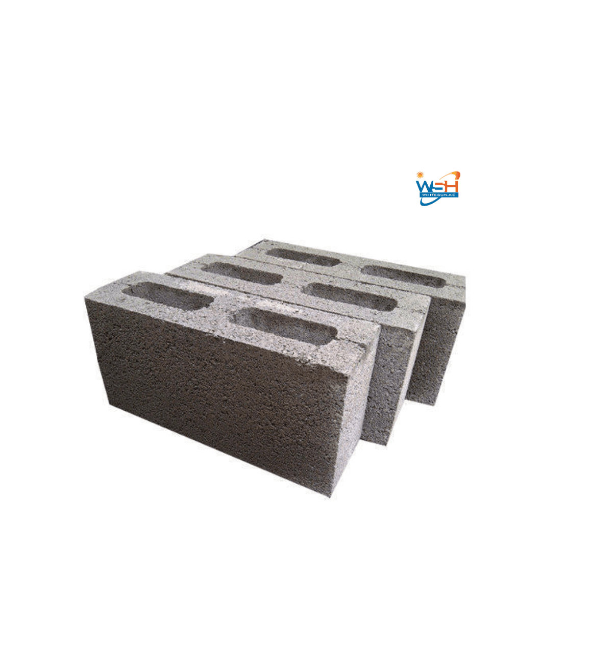 Hollow concrete Block 16"x8"x8", 16 in x 8 in x 8 in