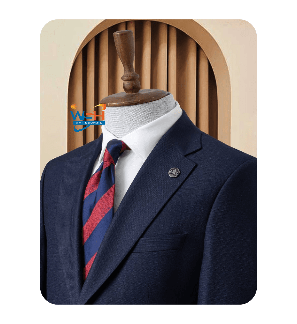 Dark Blue Elegant Three-Piece classic Suit Thumbnail 2