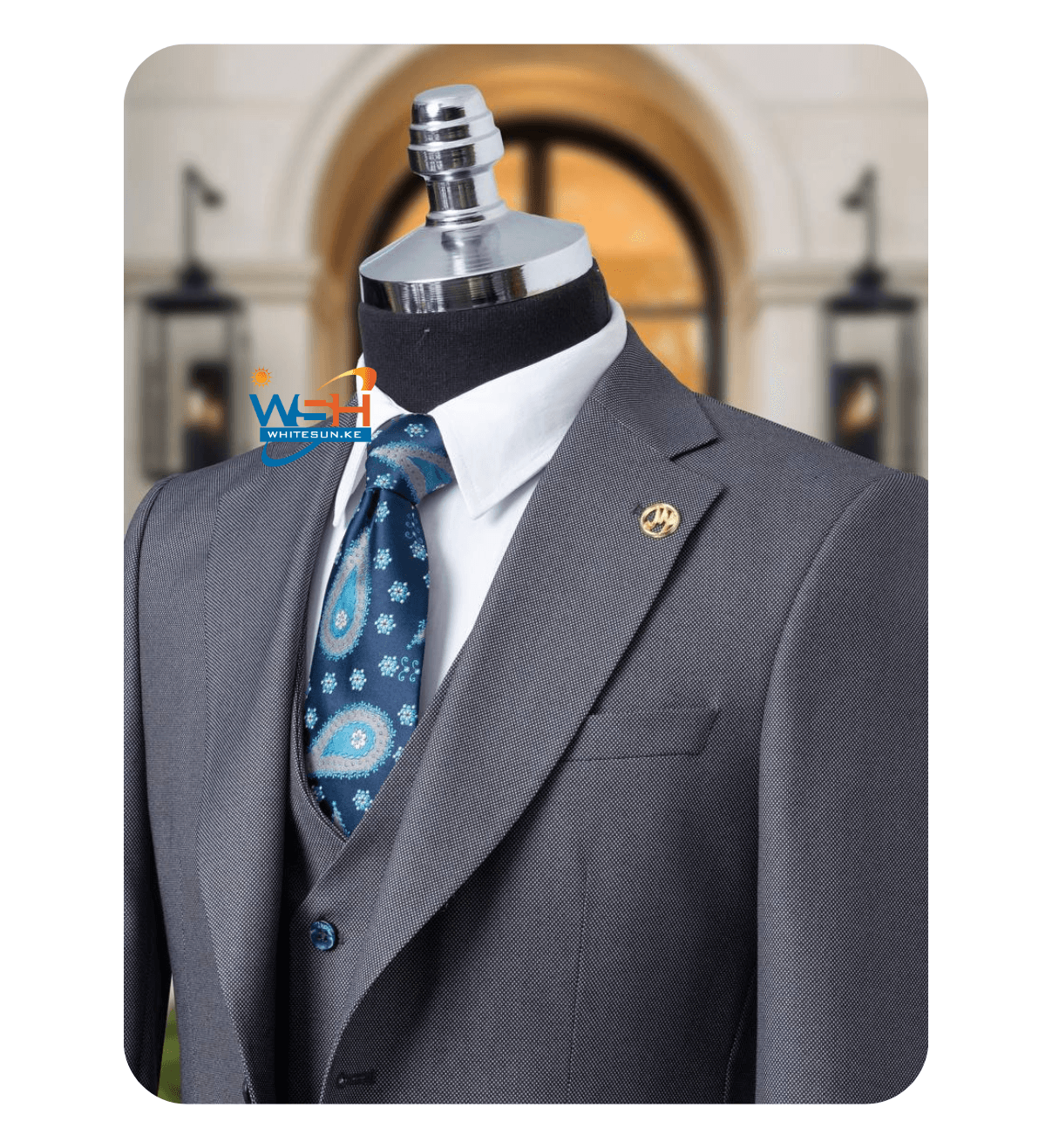 Classic GreyThree-Piece Suit Thumbnail 2