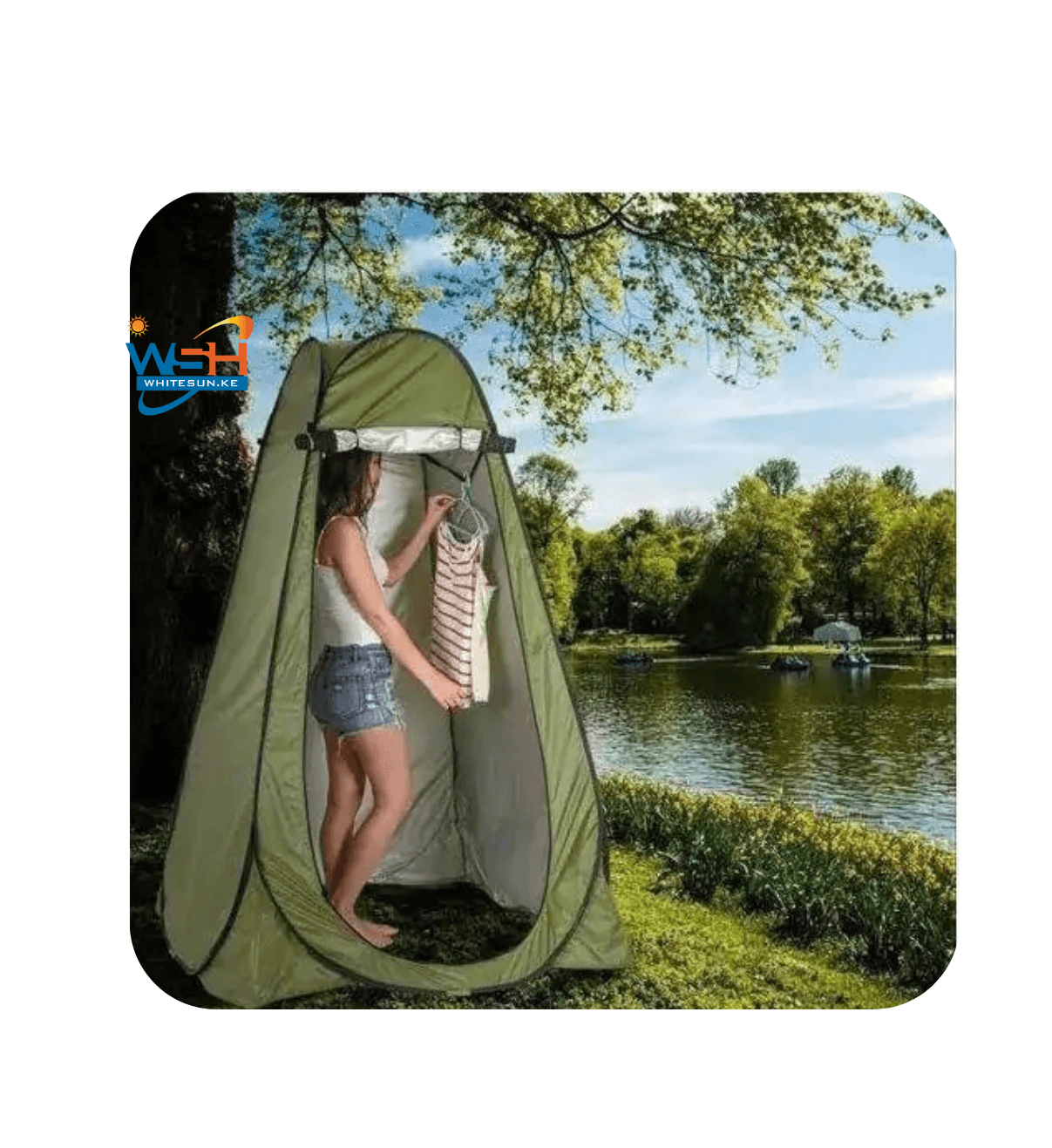 Pop Up Privacy Shelter Tent Portable Outdoor Shower Toilet