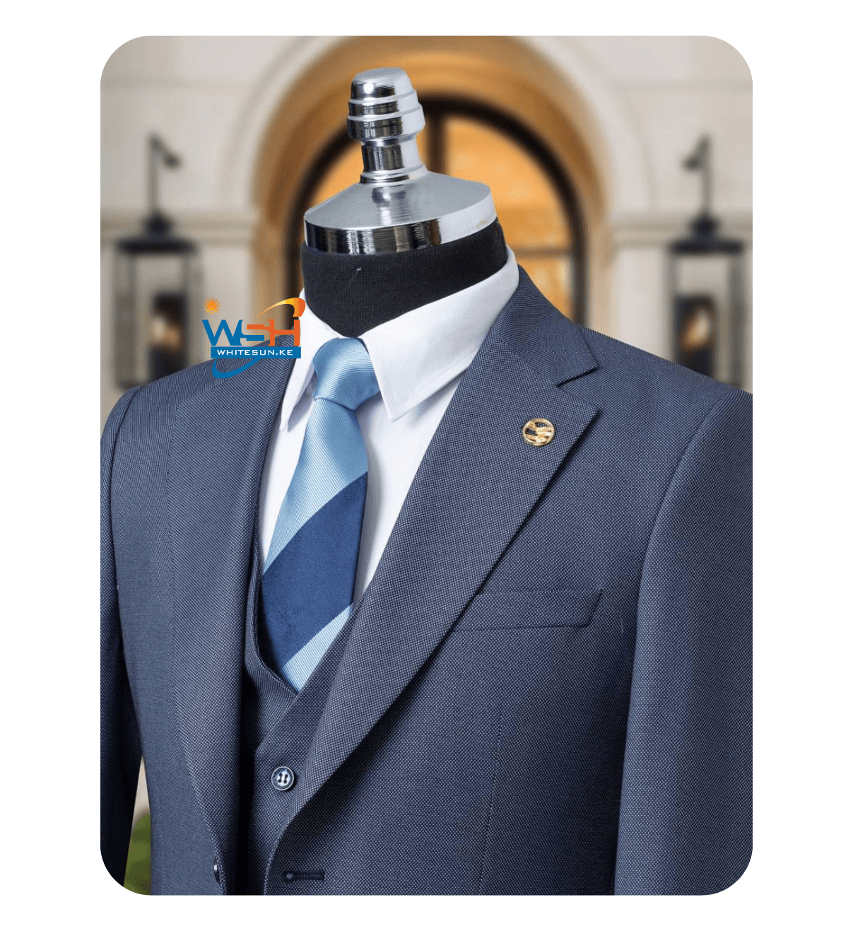 Grey Three-Piece classic Suit Thumbnail 2