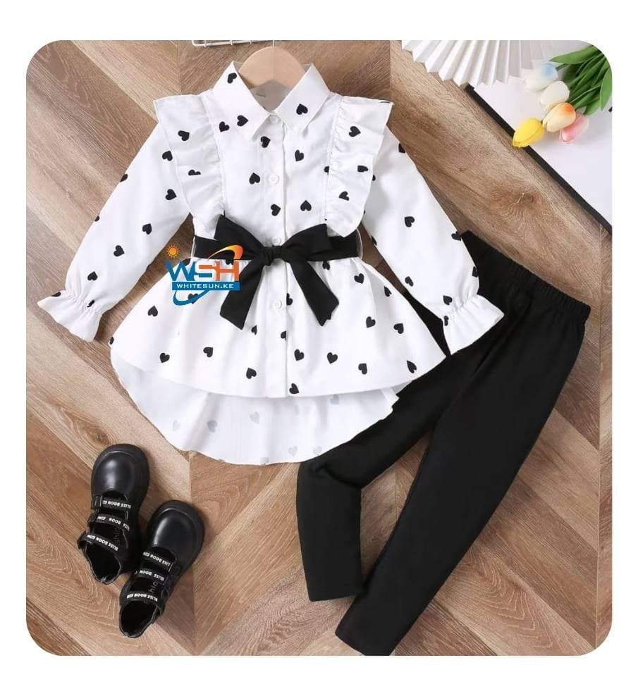 Polka Dot + Tights Set dress for children