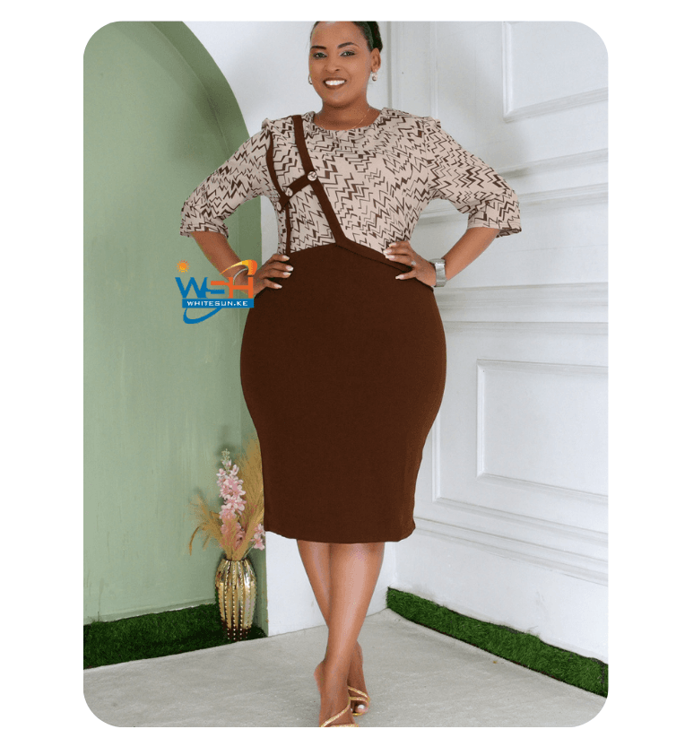 Elegant and Unique Zigzag Dress 4