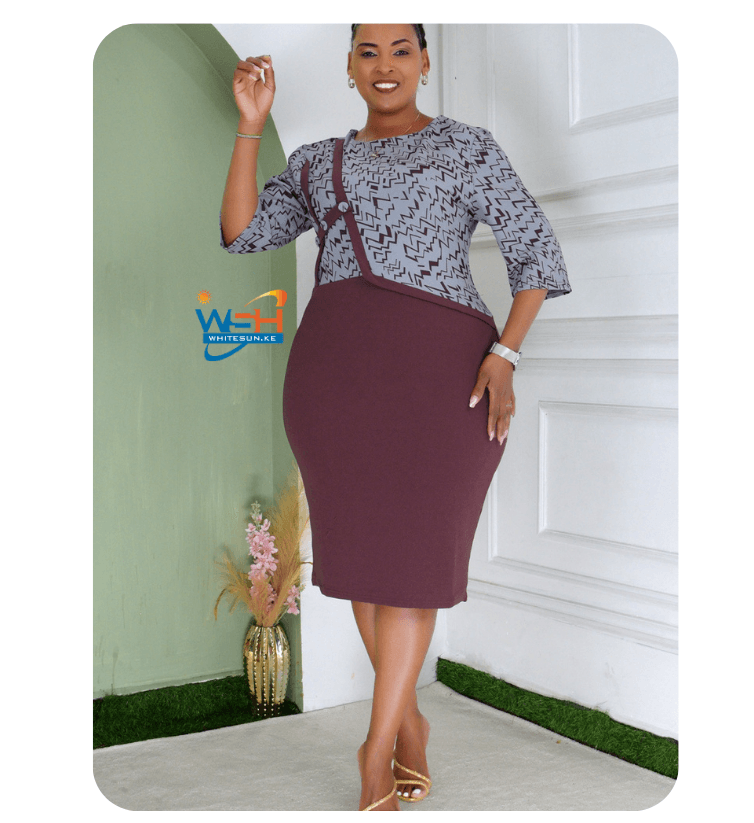 Elegant and Unique Zigzag Dress 3