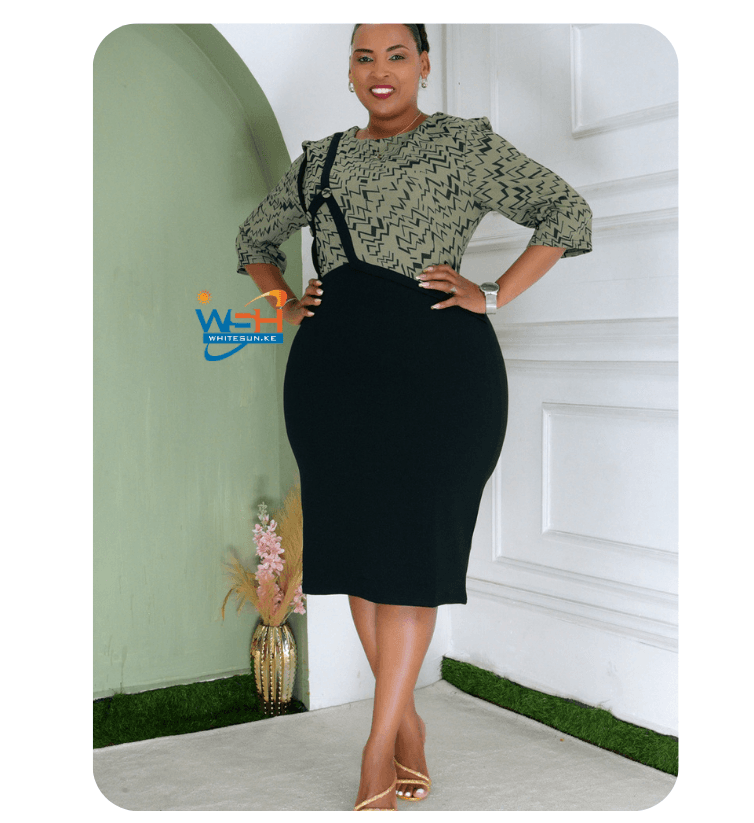 Elegant and Unique Zigzag Dress 2