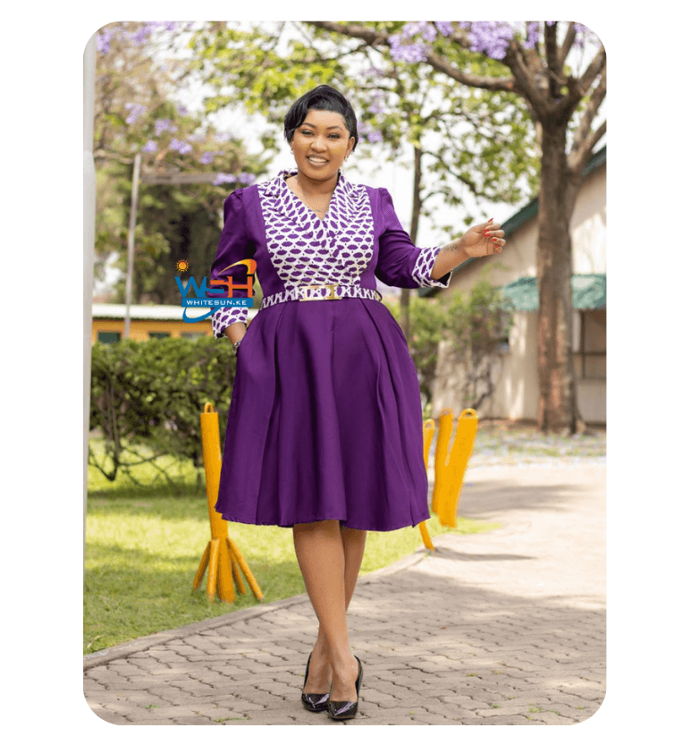 Elegant and Versatile Purple Dress for Ladies 1