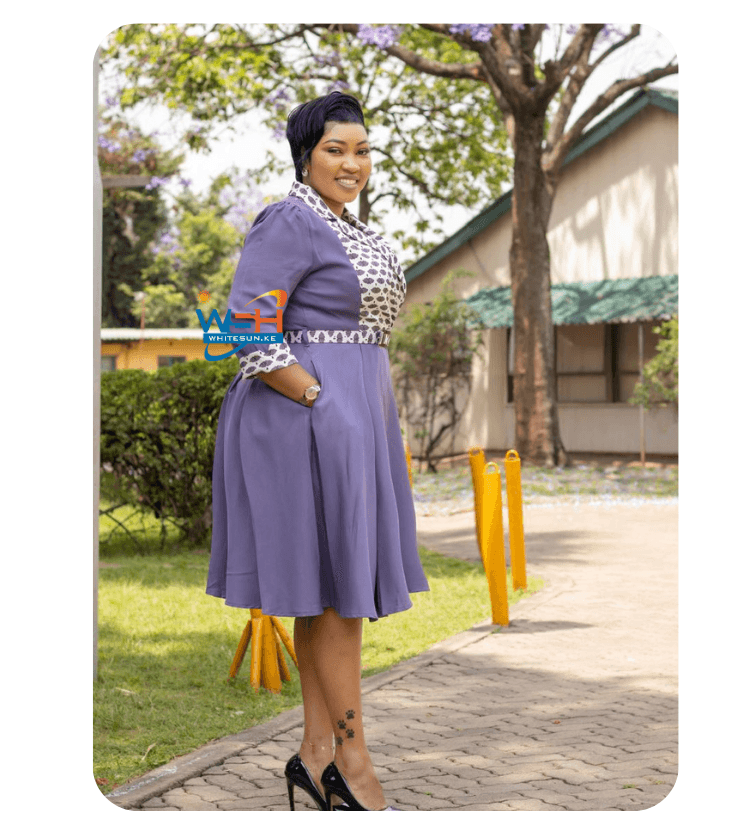 Elegant and Versatile Purple Dress for Ladies 2