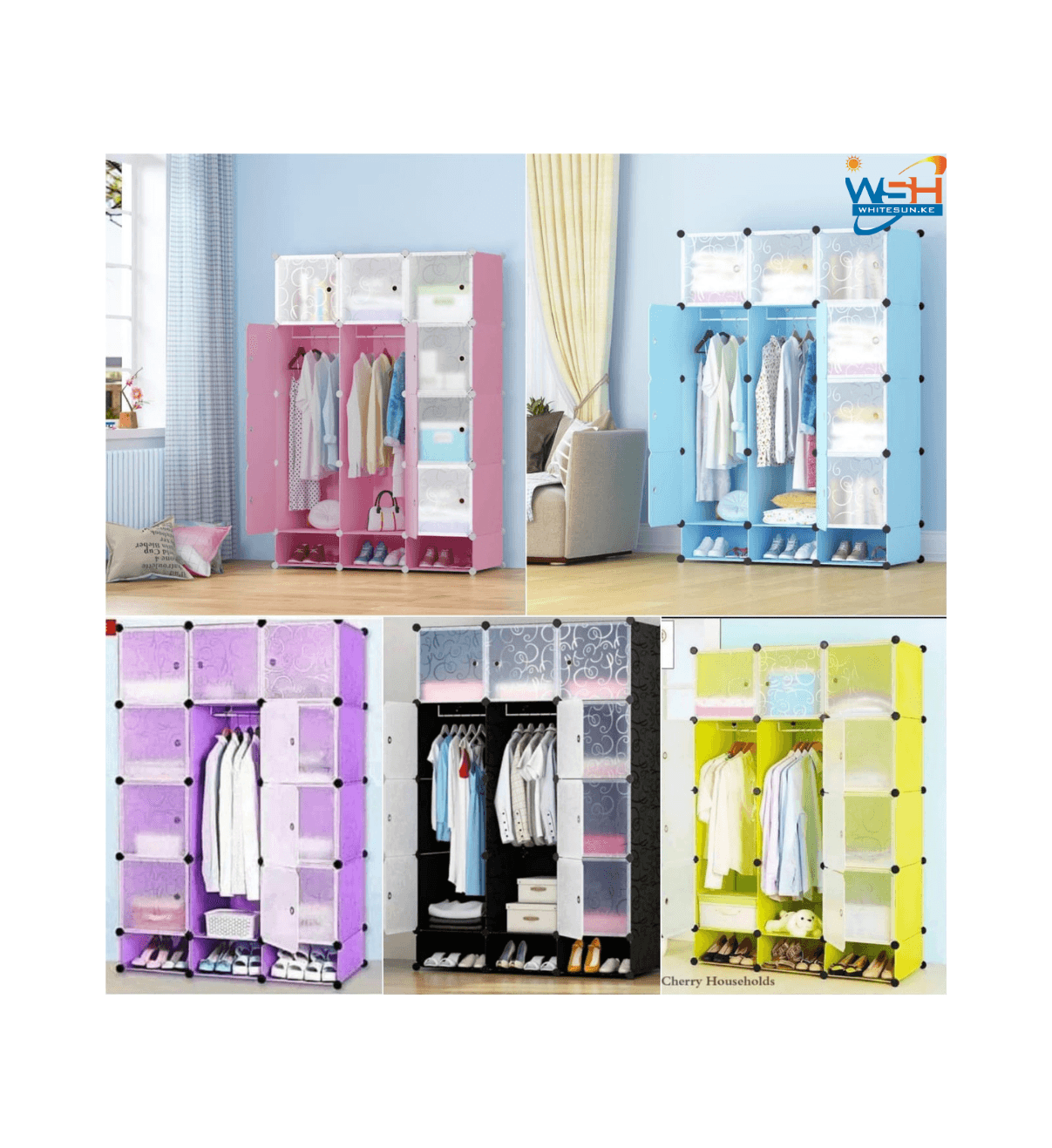 Quality Portable Plastic Wardrobe