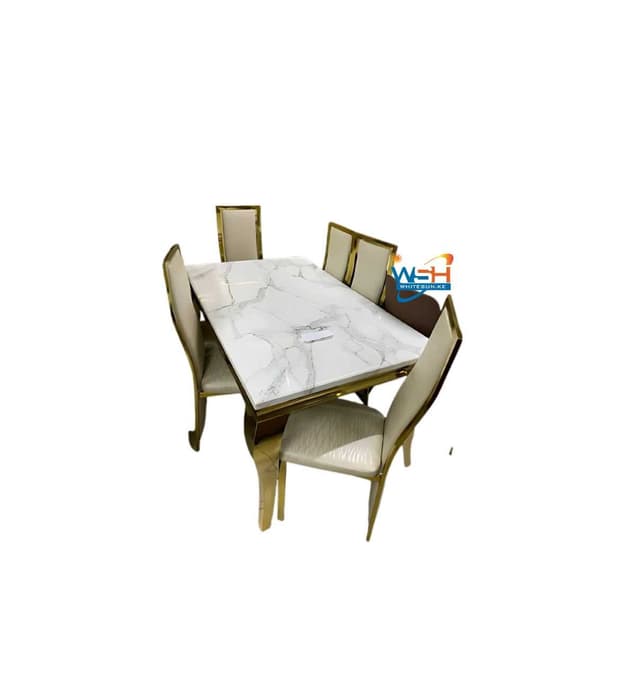 luxury-6-seater-dining-table-set-white-marble-top-gold-stainless-steel-frame-with-elegant-upholstered-chairs