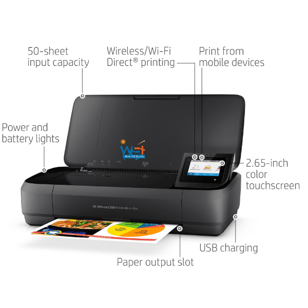 HP OfficeJet 250 Mobile All-in-One Printer Thumbnail 5