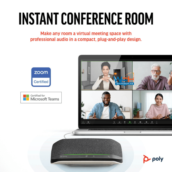 Poly Sync 10 Speakerphone +USB-A to USB-C Cable Thumbnail 6