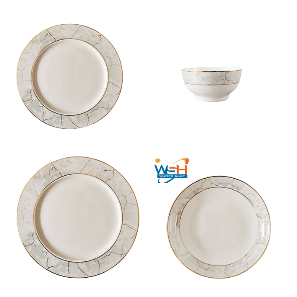 Whitesun 24 PC's set of Dining plates Thumbnail 6