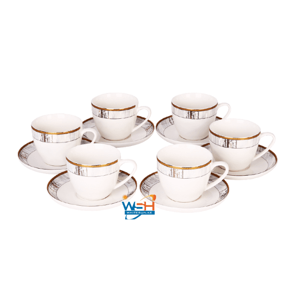 Whitesun 12 PC's  Tea Cup Set