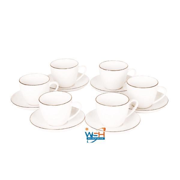 Whitesun 12 PC's  Tea Cup Set Thumbnail 2