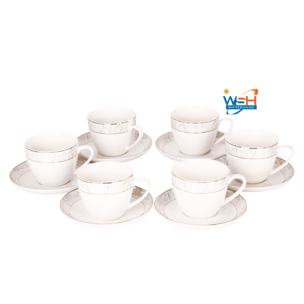 Whitesun 12 PC's  Tea Cup Set Thumbnail 4