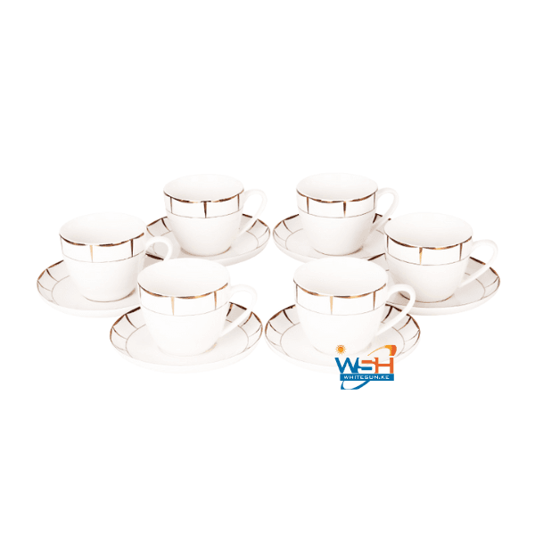 Whitesun 12 PC's  Tea Cup Set Thumbnail 6
