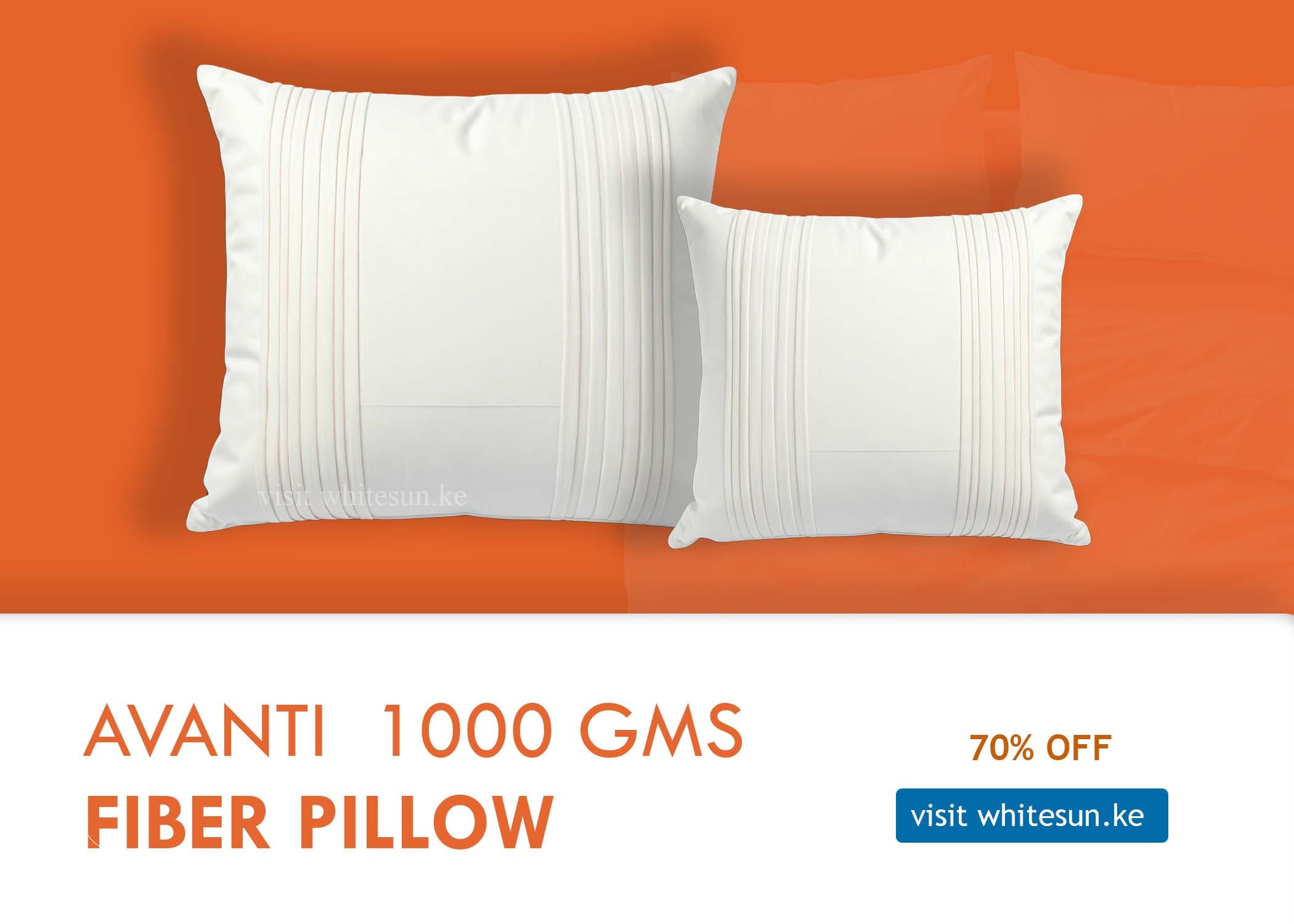 AVANTI 1000 GMS FIBER PILLOW 