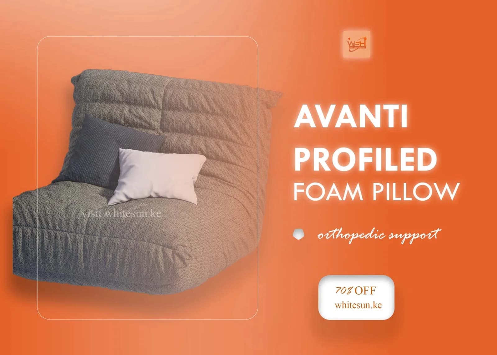 AVANTI MEMORY FOAM PILLOW  Thumbnail 3