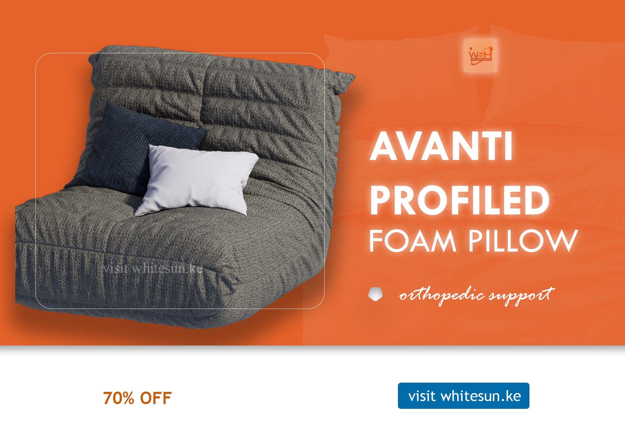 AVANTI MEMORY FOAM PILLOW 