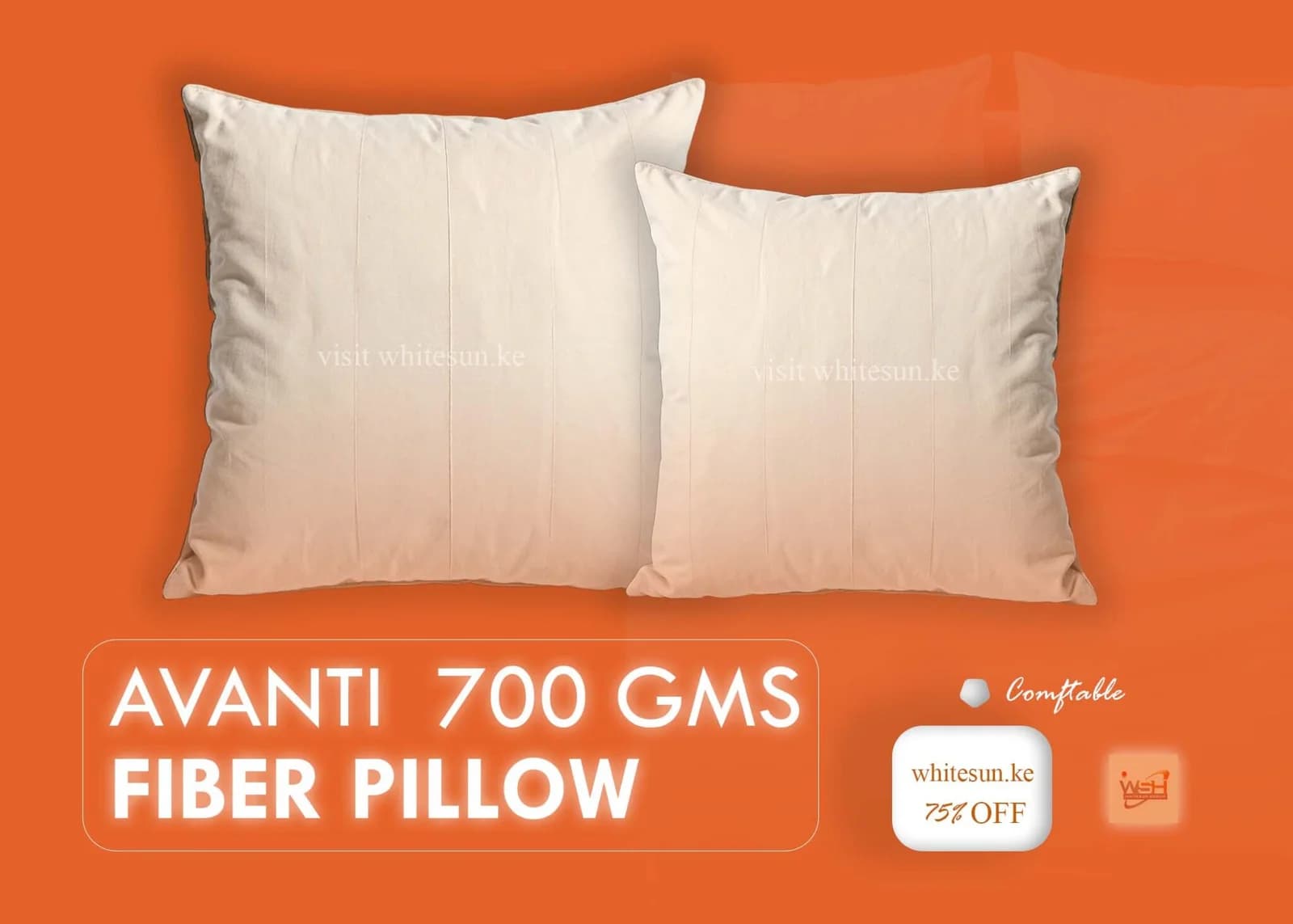 AVANTI 700 GMS FIBER PILLOW 