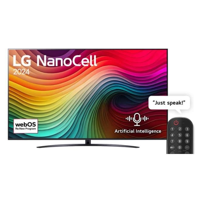 55NANO84T6A | 55 Inch | NANO84 Series | webOS24 | Smart TV AI | Magic Remote