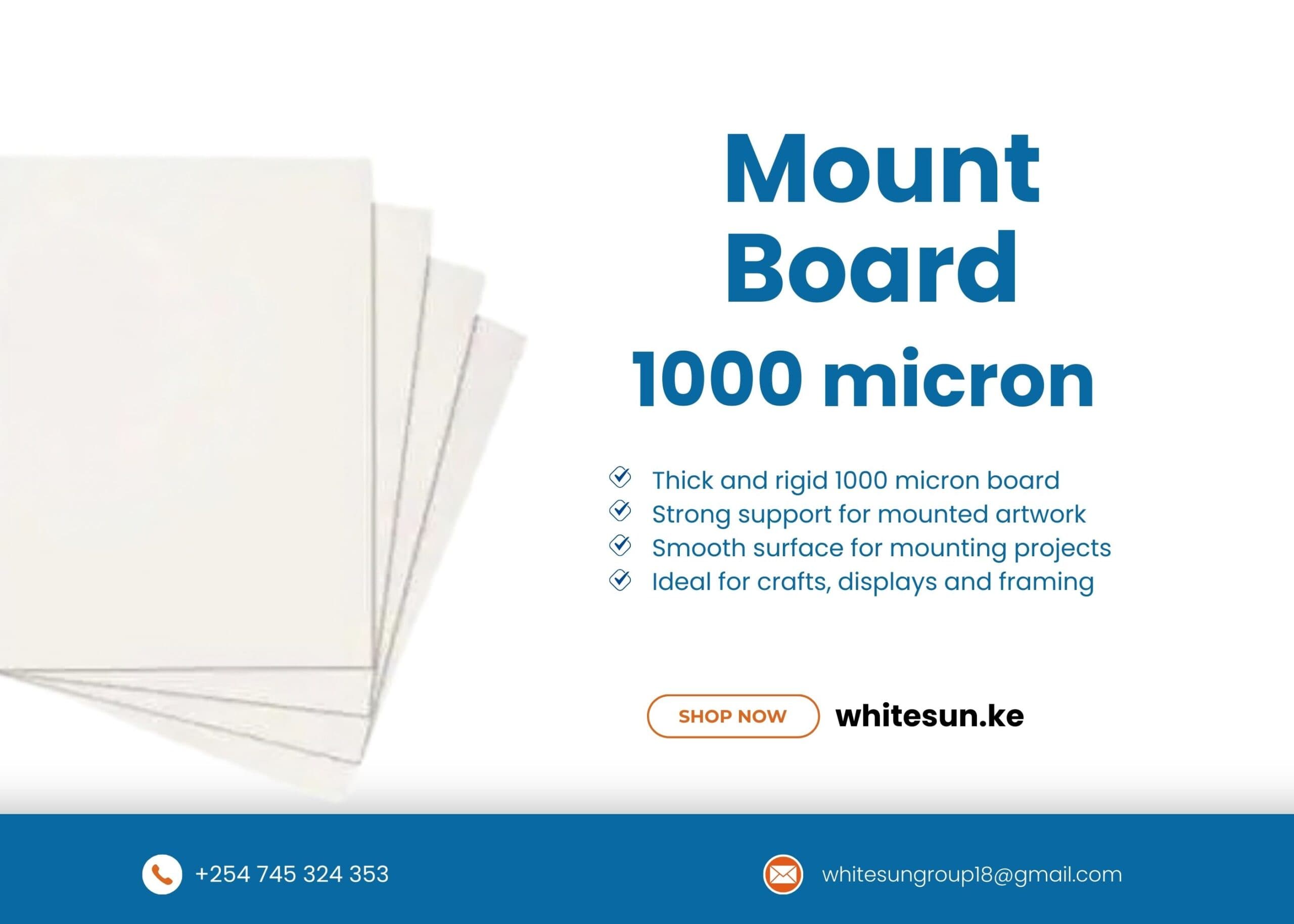 Mount Board 1000 micron