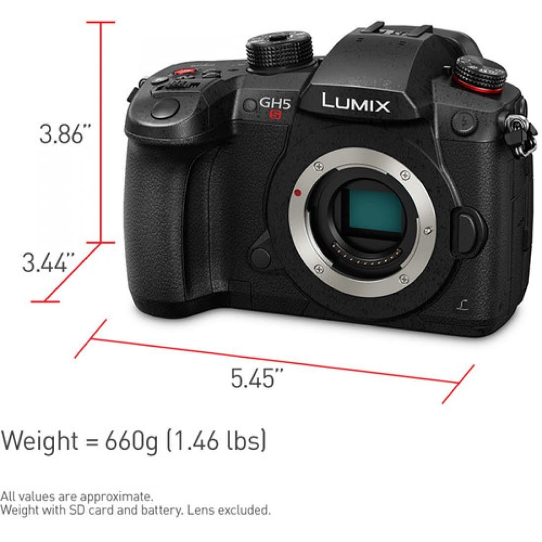 Panasonic Lumix DC-GH5S Mirrorless Micro Four Thirds Digital Camera (Body Only) Thumbnail 5