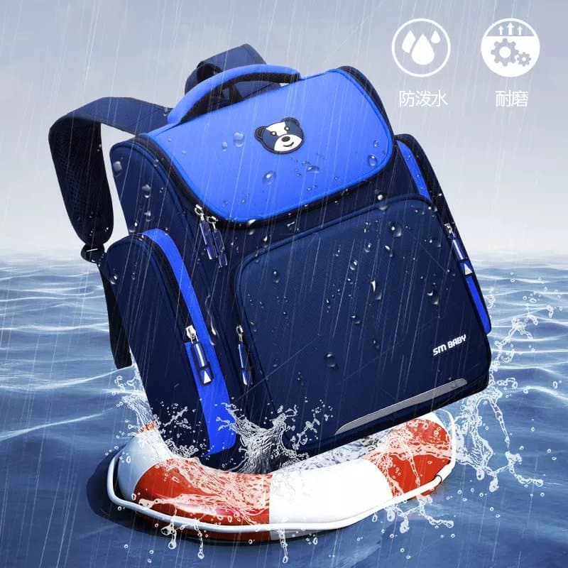 242# Whitesun Pure fabric kids school bag/happy backpack large capacity birthday gift for boys and girls Thumbnail 2