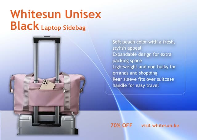 257-whitesun-expandable-duffel-peach-pink-ladies-travel-bag-medium-size-gift-for-women