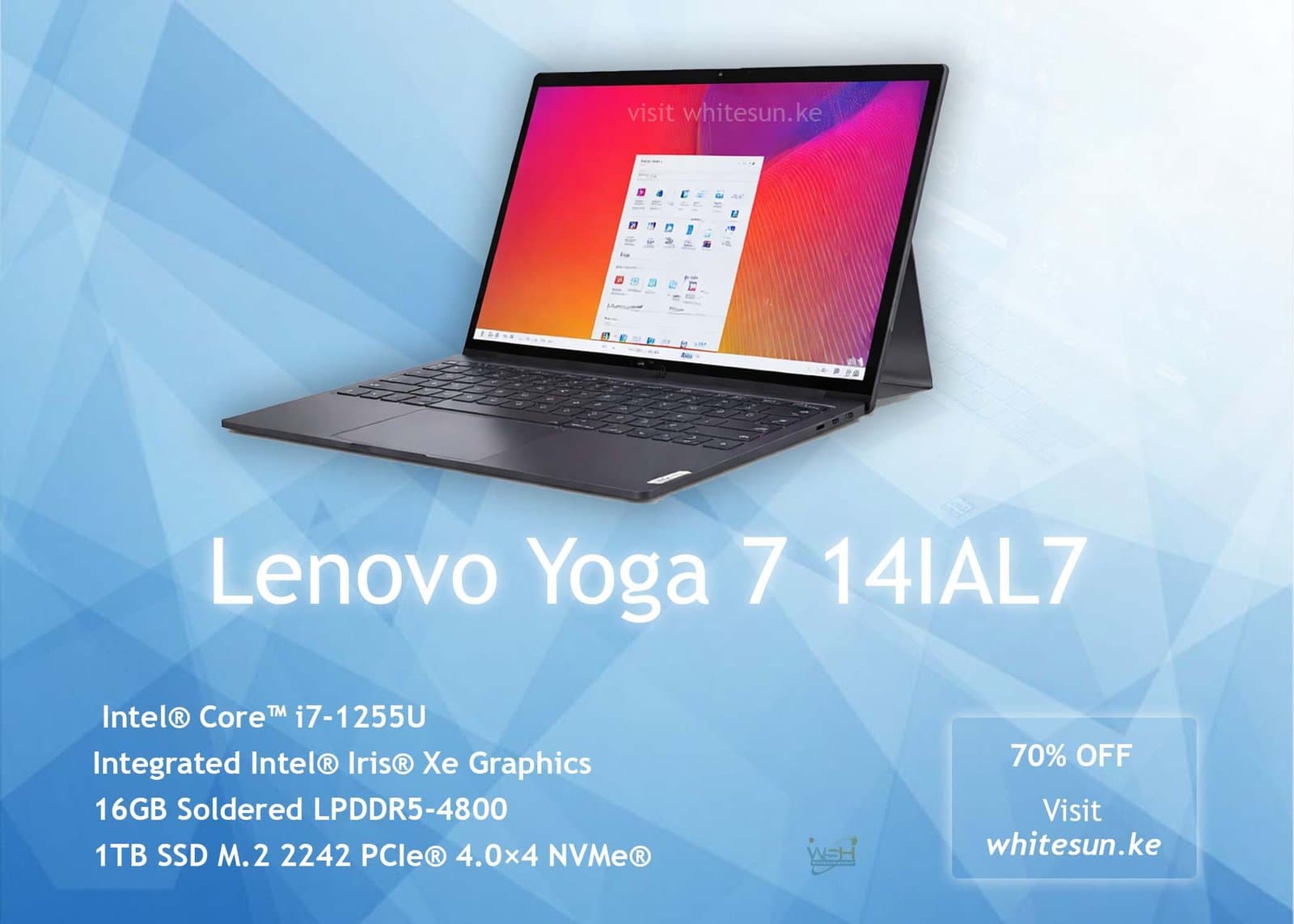 Lenovo Yoga 7 14IAL7, Intel® Core™ i7-1255U Thumbnail 2