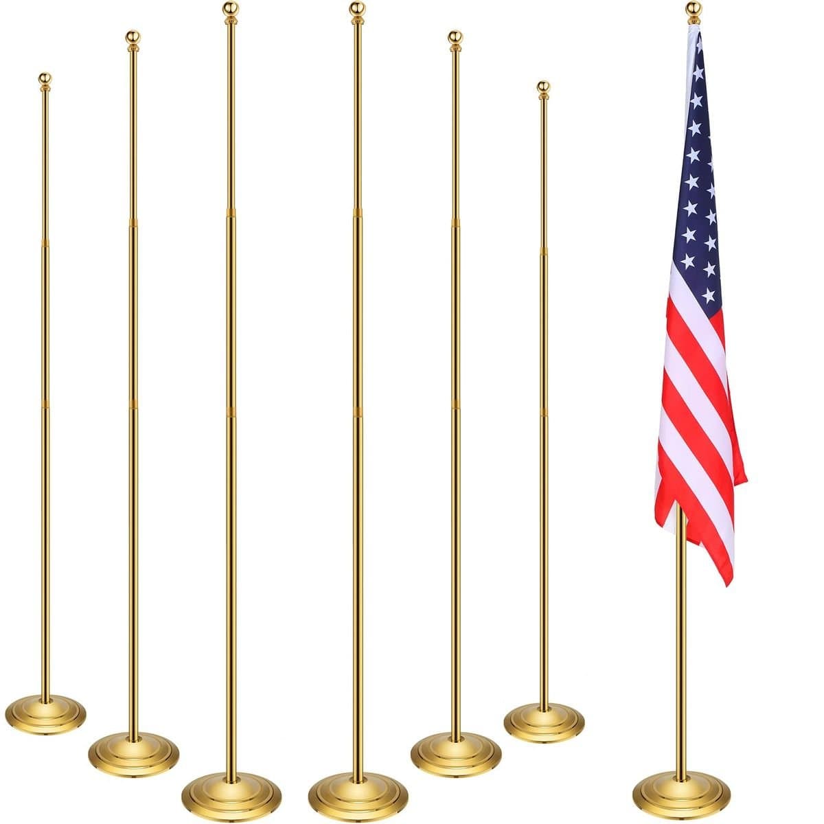 Telescopic office flag poles Thumbnail 8