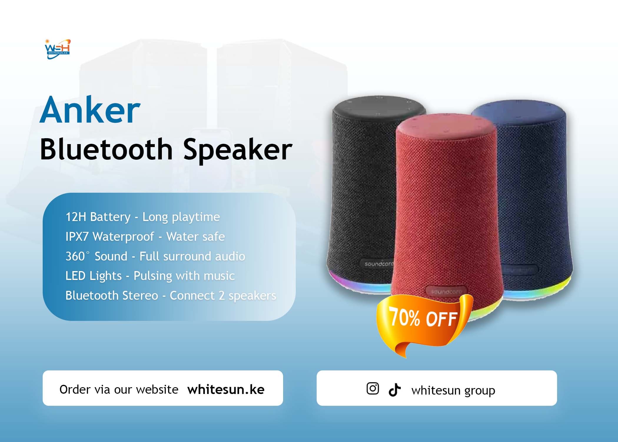 Anker Soundcore Flare Mini Bluetooth Speaker