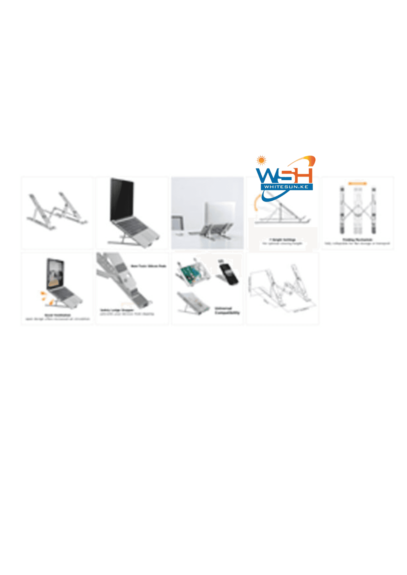 Portable Aluminum Laptop Riser , Lumi Thumbnail 2