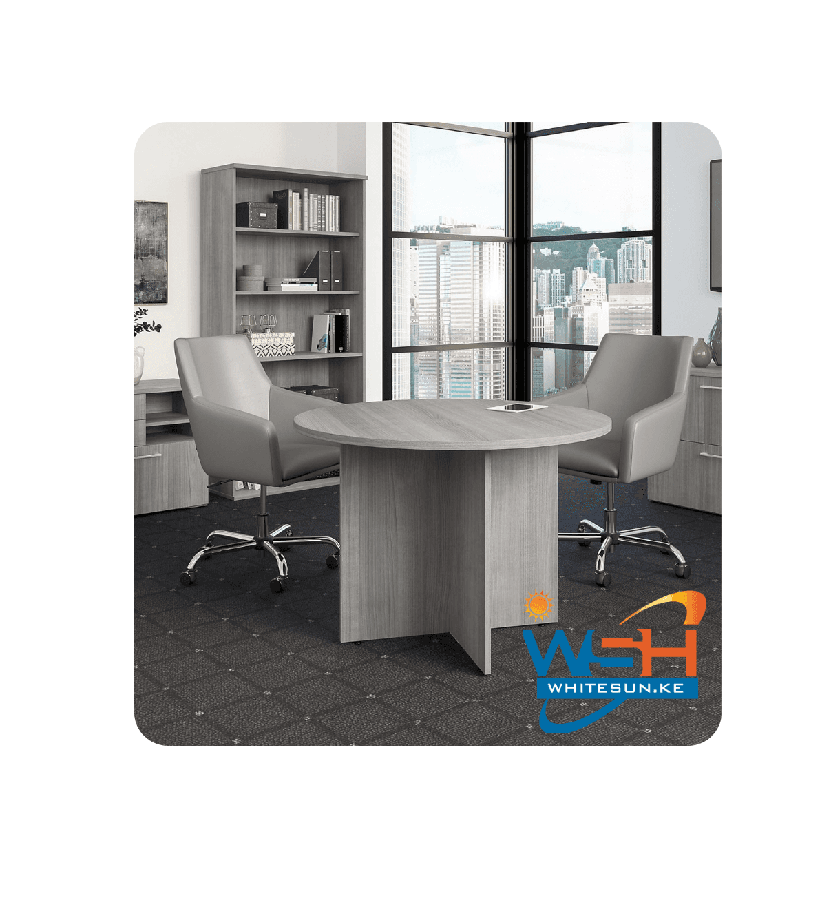 1200mm Executive 4pax Round Table