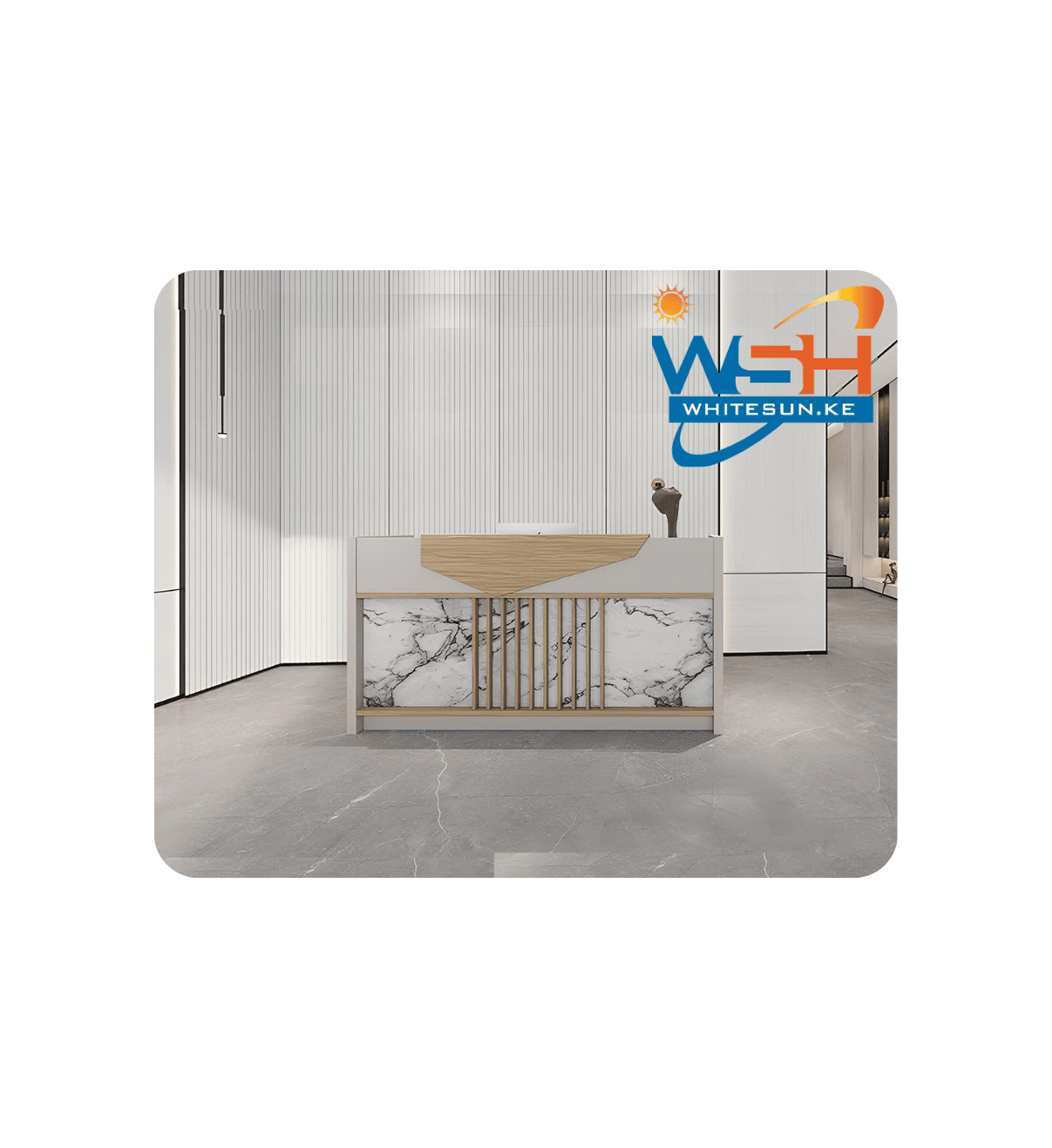 2000mm Office Reception Desk