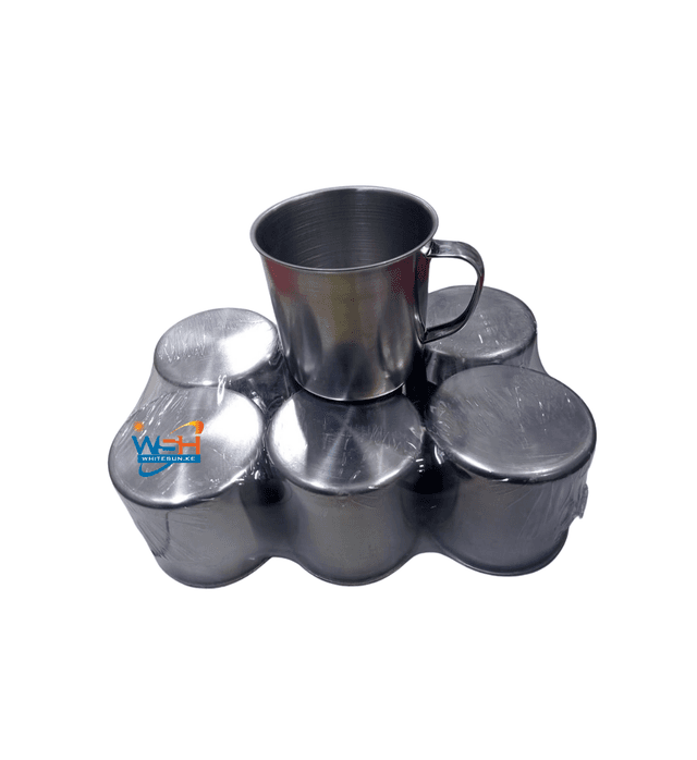 signature-12-pcs-stainless-steel-drinking-cup-water-tea-coffee-mug