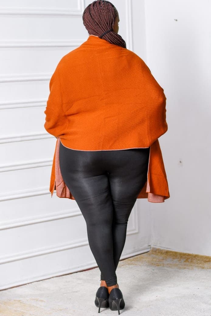 Original Turkey Poncho Sweater – All-Season, Free-Size Poncho for Plus Size & All Body Types | Premium Quality, Ultra-Warm Turkey Fabric | Wholesale 2500 Thumbnail 2