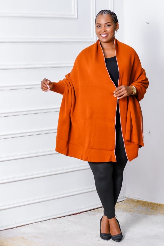 Original Turkey Poncho Sweater – All-Season, Free-Size Poncho for Plus Size & All Body Types | Premium Quality, Ultra-Warm Turkey Fabric | Wholesale 2500