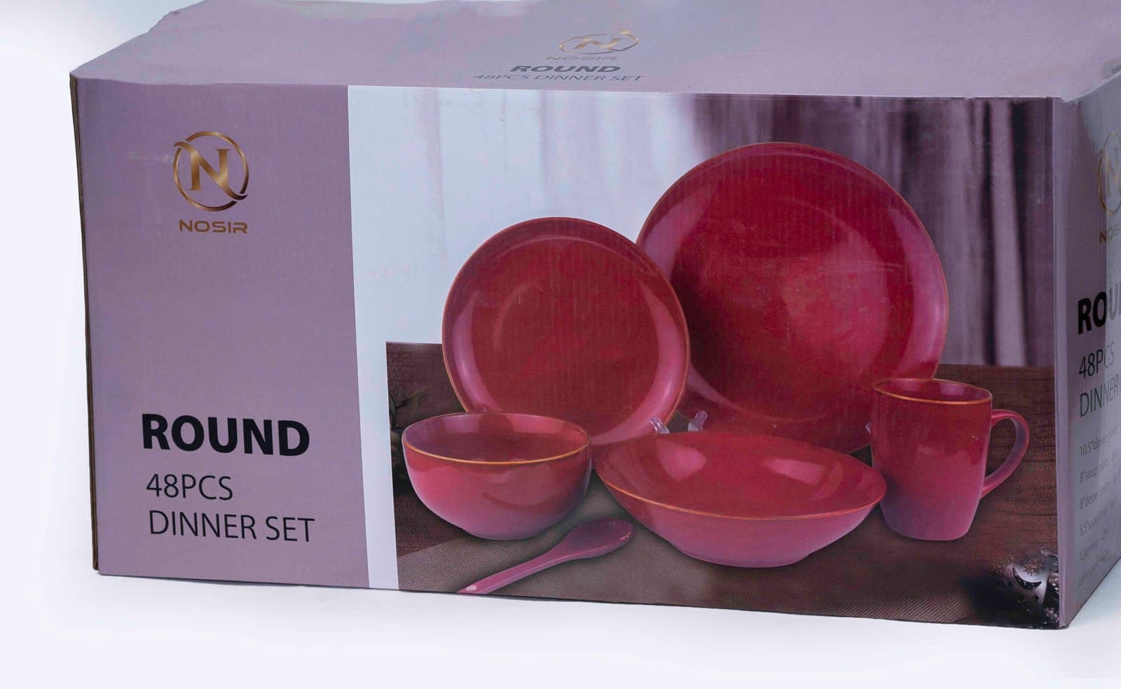 Whitesun UNITECH 48-Piece Round Dinnerware Set – Service for 6 with Plates, Bowls, Mugs & Souffle Spoons Thumbnail 7