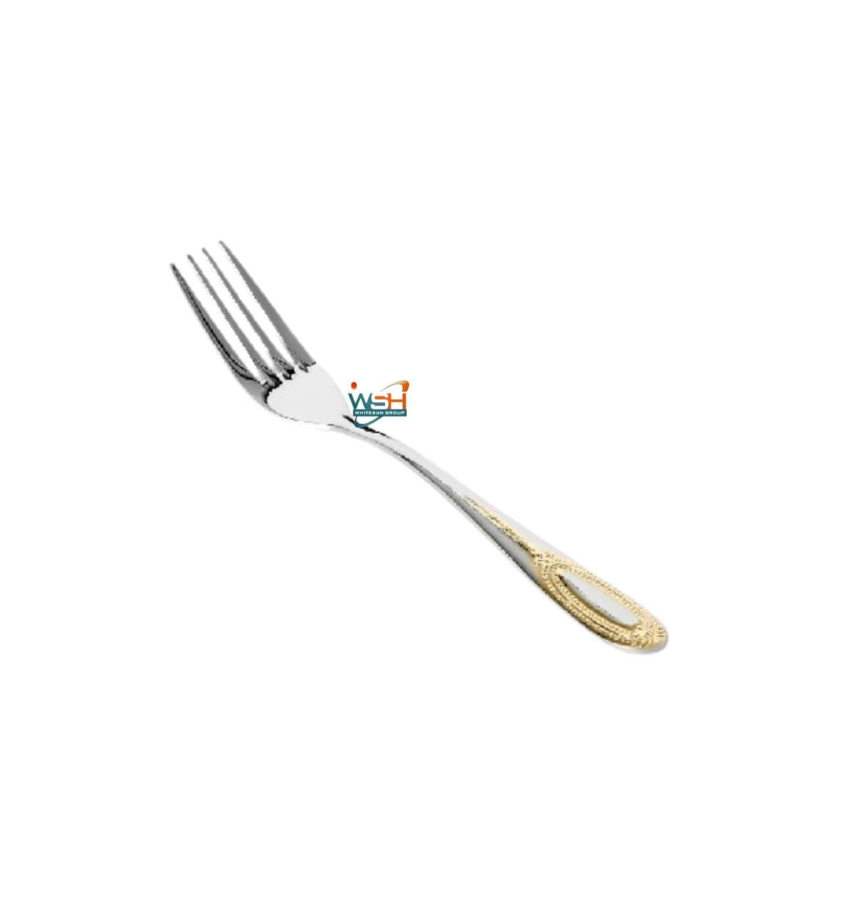 Whitesun single gold tea fork/6PCS