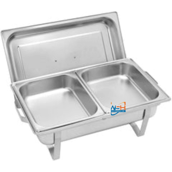 9l-chafing-dish-buffet-set-stainless-steel-roll-top-chafer-warmers-with-1-2rd-inserts-food-pan-water-pan-and-fuel-holders-keeps-food-warm-in-all-events