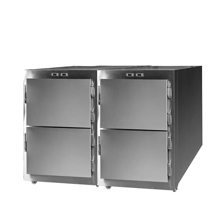 Stainless steel 4 bodies hospital mortuary refrigerator corpse freezer Model: YSSTG0104 Thumbnail 2