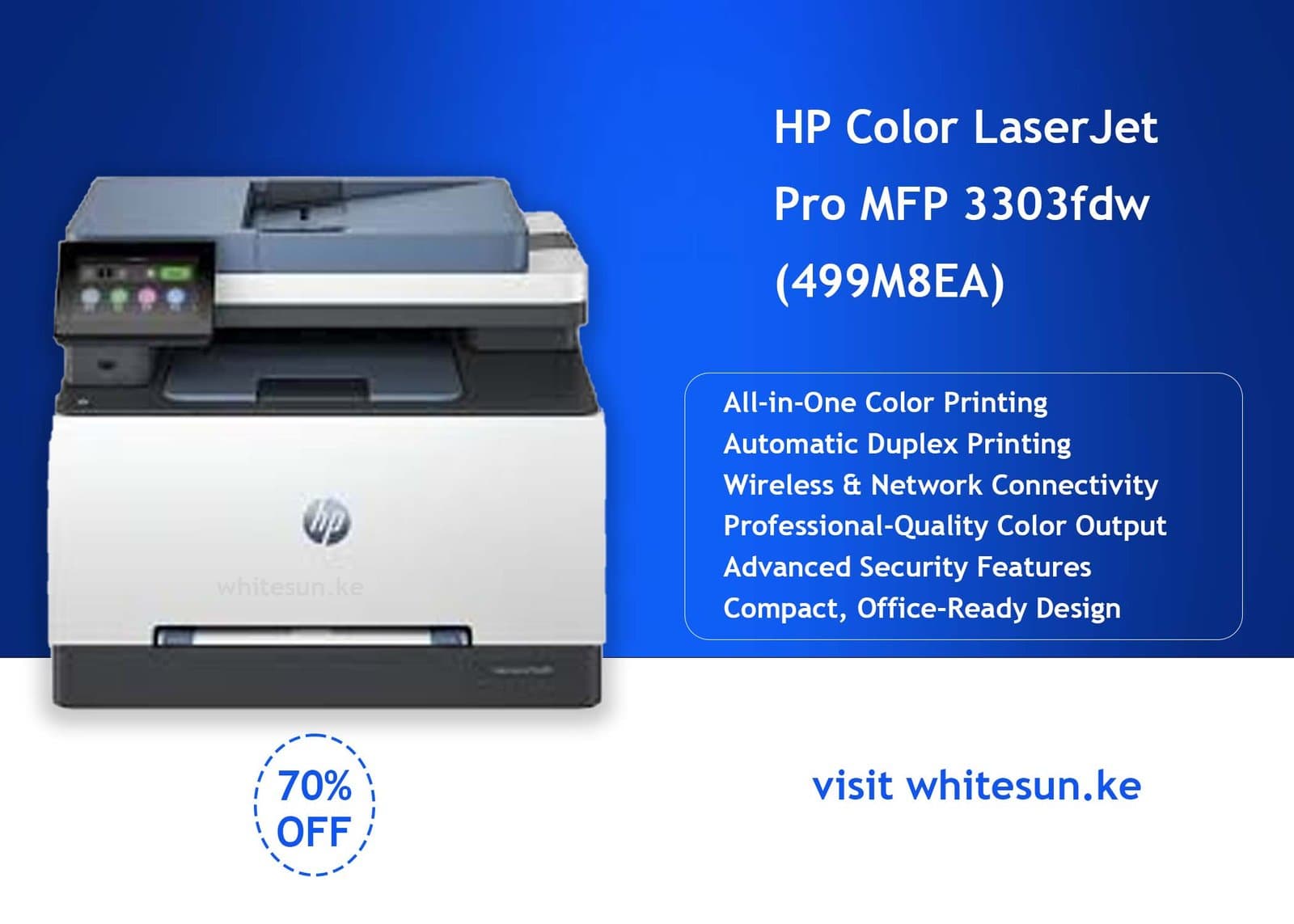 HP Color LaserJet Pro MFP 3303fdw (499M8EA) Thumbnail 2